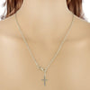 Silver Cross Pendant-FitCover Collective 