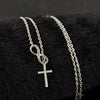 Silver Cross Pendant-FitCover Collective 
