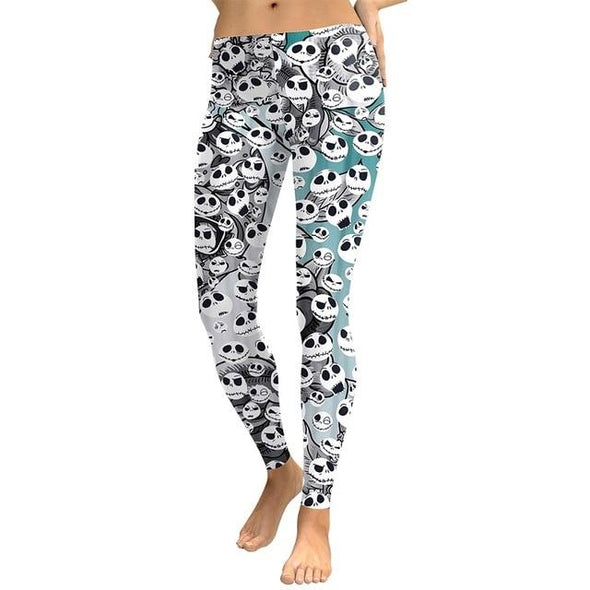 FitCapri Skull Camo Leggings