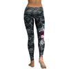 FitCapri Skull Camo Leggings